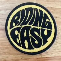 RidingEasy Circle Logo Yellow Patch