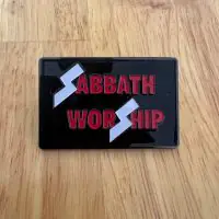 Sabbath Worship Enamel Pin