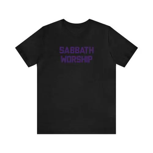 SABBATH WORSHIP PURPLE Unisex Jersey Short Sleeve Tee