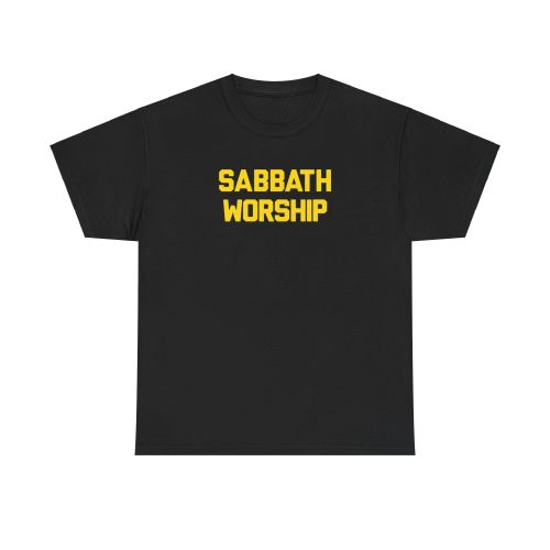 SABBATH WORSHIP YELLOW Unisex Heavy Cotton Tee