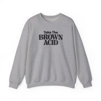 TAKE THE BROWN ACID PURPLE Unisex Heavy Blend™ Crewneck Sweatshirt