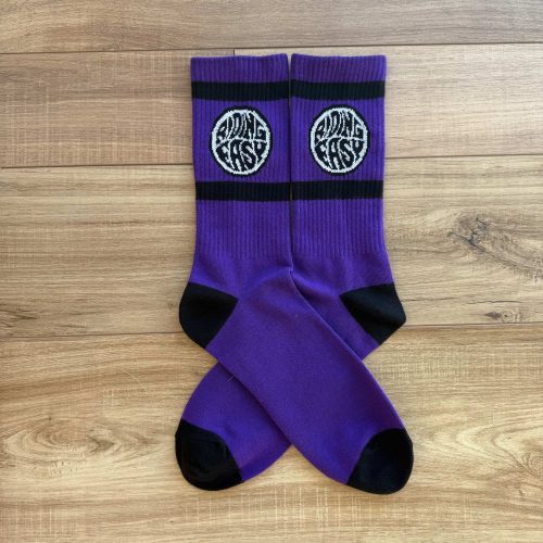 RidingEasy Purple/Black Socks