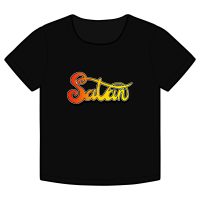 SATAN Vintage-Inspired Organic Rib Baby Tee