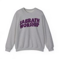 SABBATH WORSHIP PURPLE Unisex Heavy Blend™ Crewneck Sweatshirt